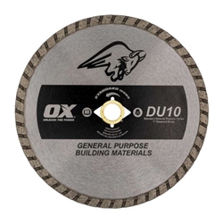 OXDU10-4.5 OX Trade Std Gen Purpose Turbo 4.5" Diamond Blade