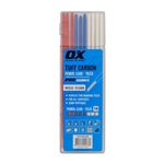 OXP503204  OX Pro Tuff Carbon Pencil Leads (Red, White & Blue)
