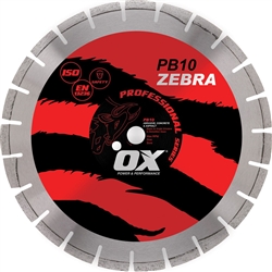 OXPB10-12 OX 12" ZEBRA PRO GEN PURPOSE DIAMOND BLADE