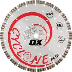 OXPC15-12  OX Pro Concrete 12" Diamond Blade