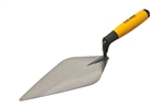 RH163EN10.5 CO.ME 10.5" Narrow London Brick Trowel with Energy Rubber Handle 4-5/8” Heel