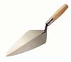 RT116 10 W Rose 10" Narrow London Brick Trowel with Wood Handle 4-1/2” Heel