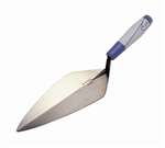 RT116 12.5SH W Rose 12.5" Narrow London Brick Trowel with ProForm Grip Handle 5-1/4” Heel