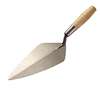 RT116 13 W Rose 13” Narrow London Brick Trowel with Wood Handle 5-3/8” Heel