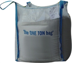 TAP1TON One Ton Bag. Size 34-1/2” X 33” X 38-1/2” Safe Working Load 2205Lbs