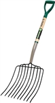 TR30330 Truper 10T Manure Fork/Steel Handle - sold in 6's