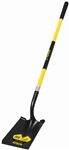 TR31199 Truper Long Handle Square Shovel with Fiberglass Handle Sold 6 per Pack