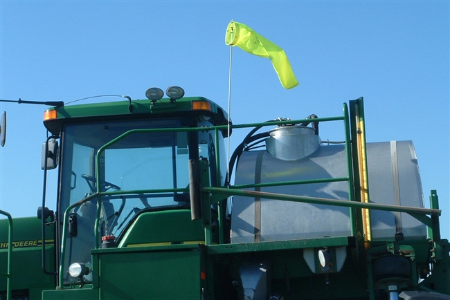 Agricultural Windsocks Help Target Spray Drift For Crop Sprayers