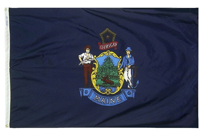 Maine State Flag