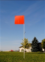 Orange Safety Flag 12" x 12"