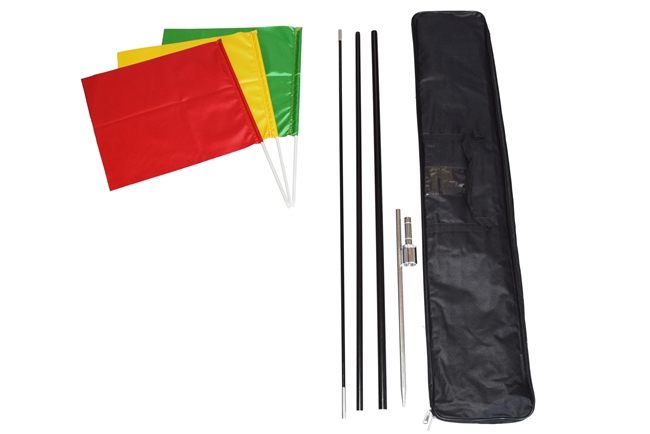 Oil Field H2S Gas Safety Flag Set