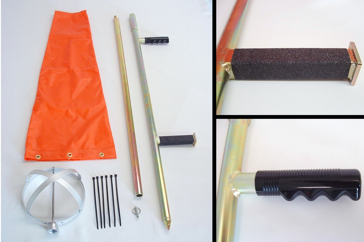 6 inch x 24 inch Portable Windsock Kit