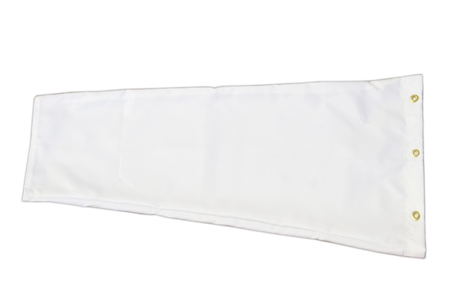 10" x 36" Aviation Quality White Windsock