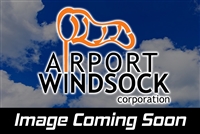 36" x 144" Aviation Quality White Windsock