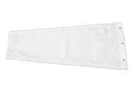 8" x 36" Aviation Quality White Windsock