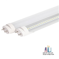 25 pack LED Tube 4ft Ballast Compatible-3000K-(Type A+B) (15W)Milky