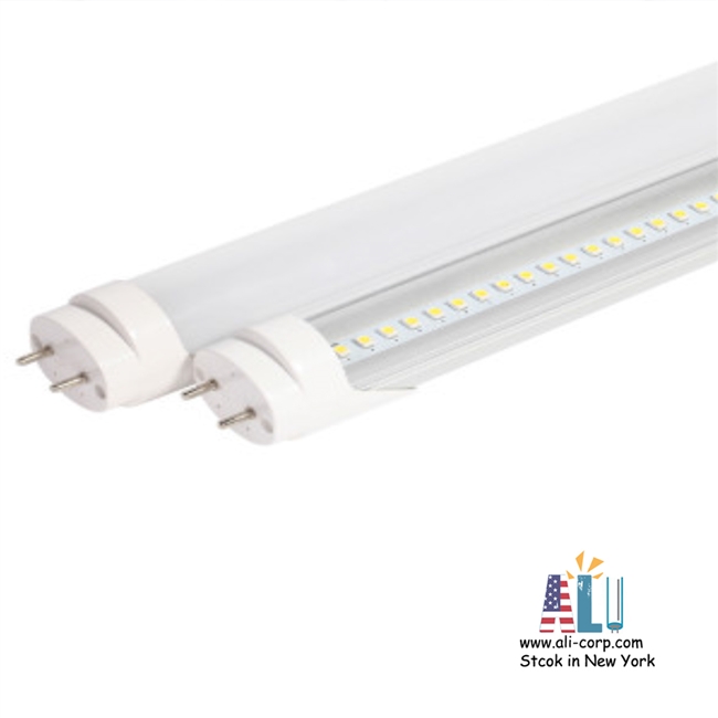 25 pack LED Tube 4ft Ballast Compatible-4000K-(Type A+B) (15W)Milky