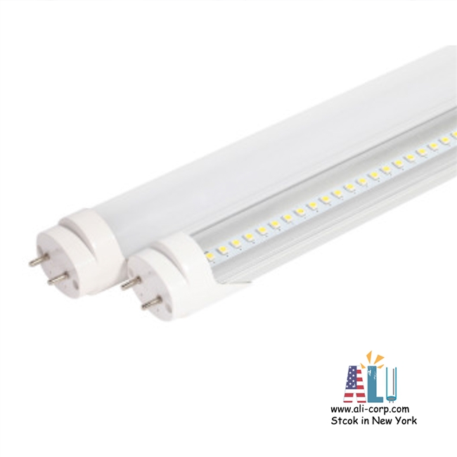 25 pack LED Tube 4ft Ballast Compatible-3000K-(Type A+B) (18W)Milk