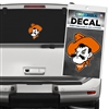 OSU Pistol Pete Head Decal (Large)