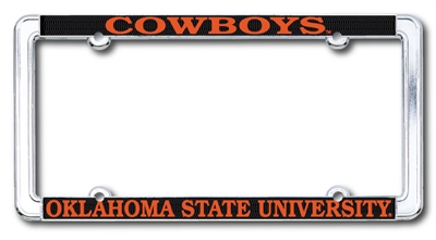 Cowboys Chrome License Plate Frame