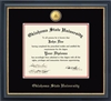 OSU 23K  Onyx Gold Diploma Frame