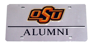 Mirror Alumni Acrylic License Plate