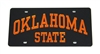 Black Oklahoma State License Plate