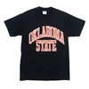 Oklahoma State Black Full Arch T-Shirt