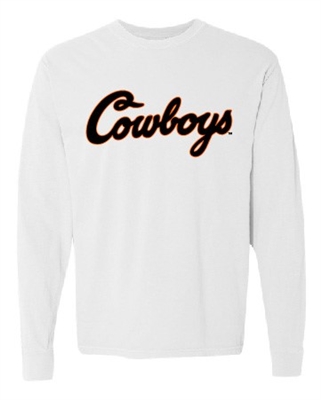 OSU Cowboys Script Long-Sleeved Tee