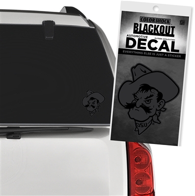 OSU Black-Out Pete Head Decal