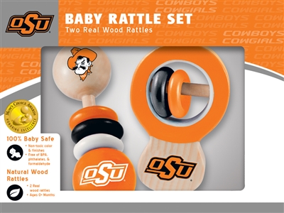 OSU Baby Rattle Set