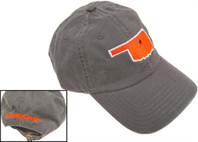 OSU STATE of OK Charcoal Hat