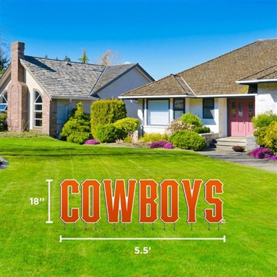 OSU COWBOYS LAWN YARD SIGN