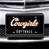 OSU Cowgirl Softball License Plate