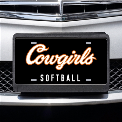 OSU Cowgirl Softball License Plate