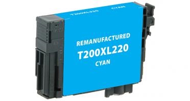 Epson 200XL Cyan Ink Cartridge (T200XL220), High Yield