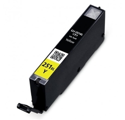 Canon CLI-251XLY Yellow Ink Cartridge (6451B001), High Yield