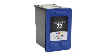 HP 22 Tri-color Ink Cartridge (C9352AN)