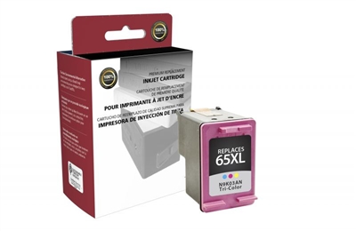 HP 65XL Color Combination Ink Cartridge, High Yield (N9K03AN#140)