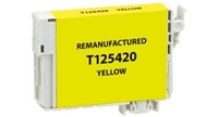 Epson 125 Yellow Ink Cartridge (T125420), Standard Yield