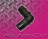 3/8" Hose-Barb Elbow Connectors - Black Nylon