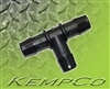 5/8" T (TEE) Connector - Black Nylon