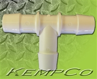 5/8" T (TEE) Connector - White Poly