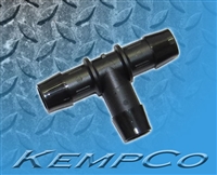 3/4" T (TEE) Connector - Black Nylon