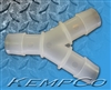 3/4" Y (WYE) Connector - Natural Polypropylene