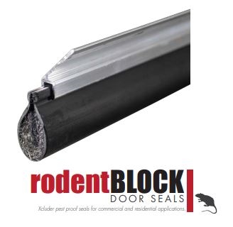 109-0033 - RODENT BLOCK Seal Kit - (2 x 12FT - Retainers Cut into (6) - 4ft. Sections for Shipping) - (CLEAR)