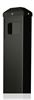 10BOLLARDBLK - 6" X 45" X 4" Bollard Push Plate - (Black) - (BEA)                   '