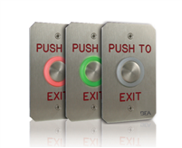 10PIEZO241 - Single Gang Piezo Button for Request to Exit and Access Control Packages  - (BEA Push Plates)