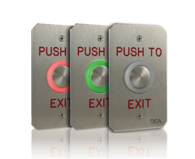 10PIEZO241 - Single Gang Piezo Button for Request to Exit and Access Control Packages  - (BEA Push Plates)
