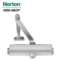 Norton 1601 689 - Grade 1 Tri Mount Surface Closer - (ADA - ADJUSTABLE SPRING POWER 1-6) - (Aluminum Finish)